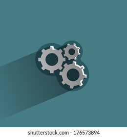 Gears. Vector format