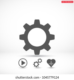 Gears  vector icon