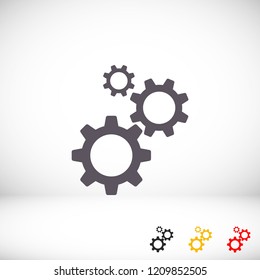 Gears  vector icon