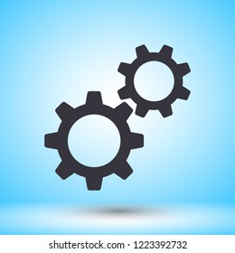 Gears   vector icon