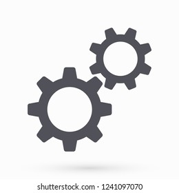 Gears   vector icon