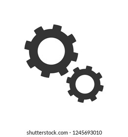 Gears vector icon