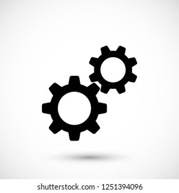 Gears   vector icon