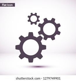 Gears  vector icon