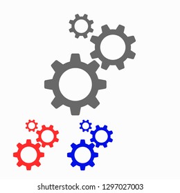 Gears  vector icon
