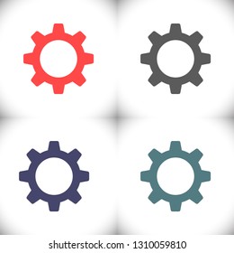 Gears  vector icon