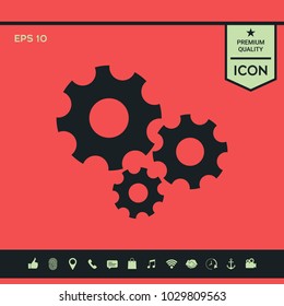 Gears wheel - Settings icon