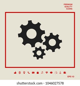 Gears wheel - Settings icon