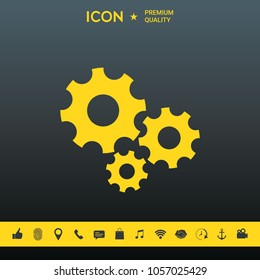 Gears wheel - Settings icon