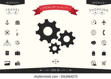 Gears wheel - Settings icon