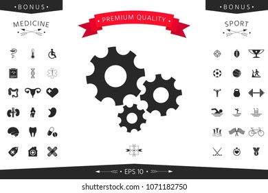 Gears wheel - Settings icon