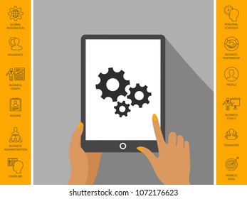 Gears wheel - Settings icon