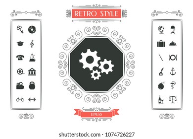 Gears wheel - Settings icon
