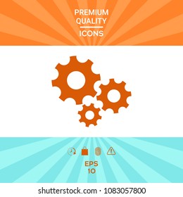 Gears wheel - Settings icon