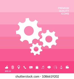 Gears wheel - Settings icon