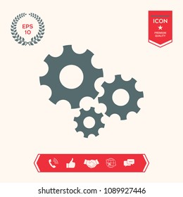 Gears wheel - Settings icon