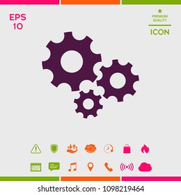 Gears wheel - Settings icon