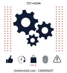 Gears wheel - Settings icon