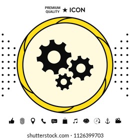 Gears wheel - Settings icon