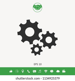 Gears wheel - Settings icon