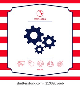 Gears wheel - Settings icon