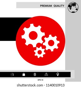 Gears wheel - Settings icon
