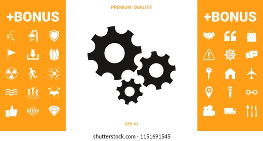 Gears wheel - Settings icon