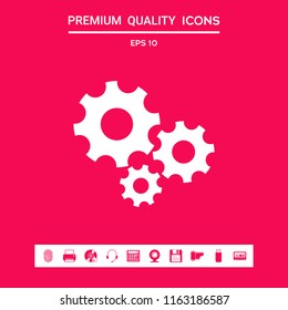 Gears wheel - Settings icon