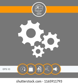Gears wheel - Settings icon
