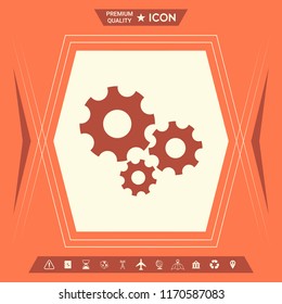 Gears wheel - Settings icon
