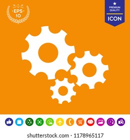 Gears wheel - Settings icon