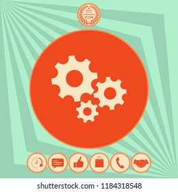 Gears wheel - Settings icon