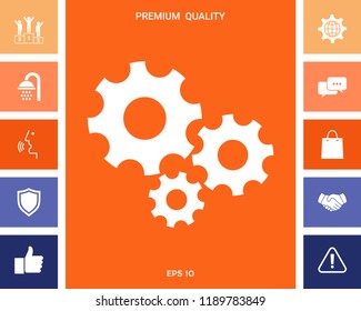 Gears wheel - Settings icon