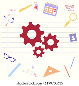 Gears wheel - Settings icon