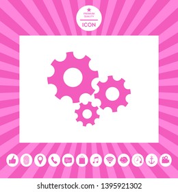 Gears wheel - Settings icon