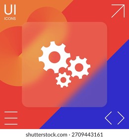 Rueda de engranajes - icono de Configuraciones