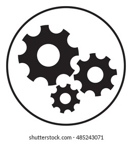 Gears wheel - Settings icon