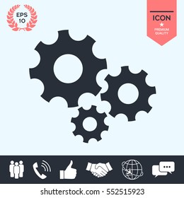Gears wheel - Settings icon