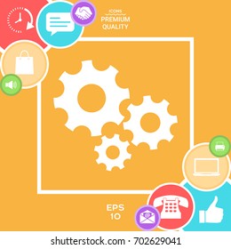 Gears wheel - Settings icon