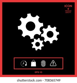 Gears wheel - Settings icon