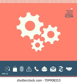 Gears wheel - Settings icon