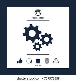 Gears wheel - Settings icon