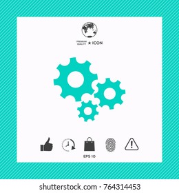 Gears wheel - Settings icon