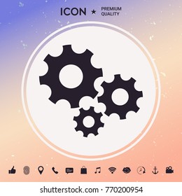 Gears wheel - Settings icon