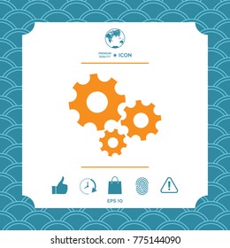 Gears wheel - Settings icon