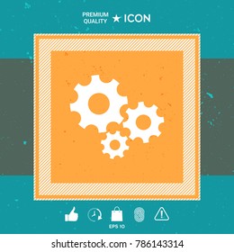 Gears wheel - Settings icon