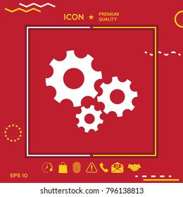 Gears wheel - Settings icon
