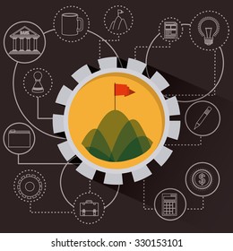 gears world design, vector illustration eps10 graphic 