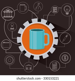 gears world design, vector illustration eps10 graphic 