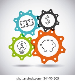 gears world design, vector illustration eps10 graphic 